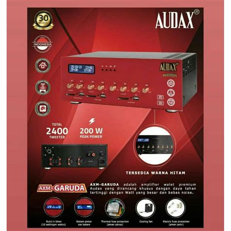 Jual Ampli Audax AXM Garuda Asli Walet Shopee Indonesia