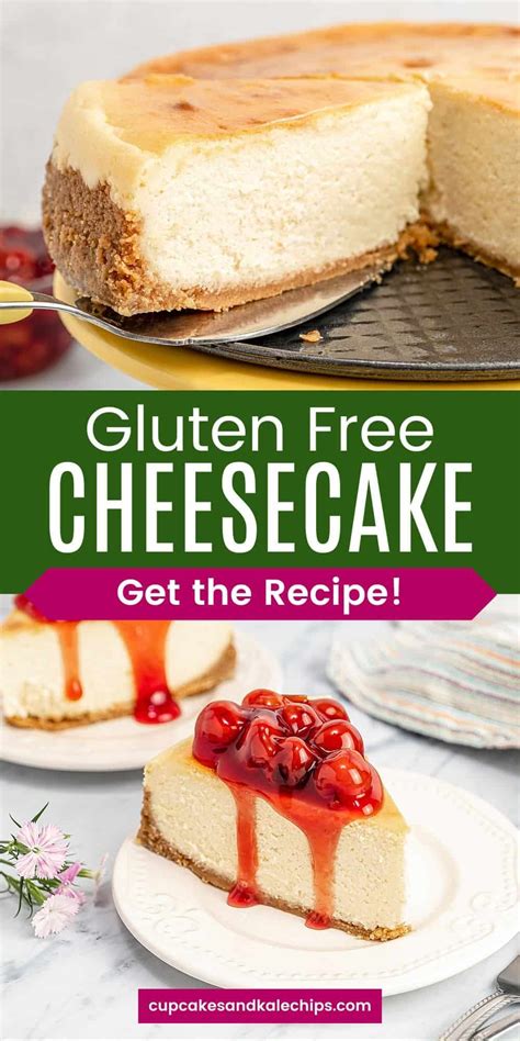 This Rich And Creamy Classic Gluten Free Cheesecake Is An Indulgent