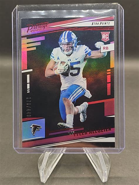 Prestige Tyler Allgeier Xtra Points Pink Rookie Card