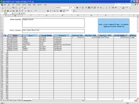 Basic Inventory Spreadsheet Template — db-excel.com