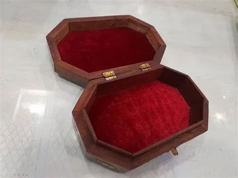 Upaskar Creations Rectangle Handcrafted Wooden Jewelry Box For Gifting