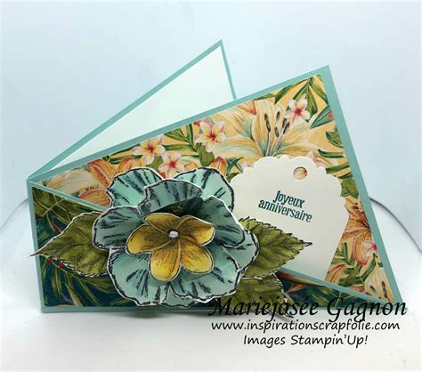 Stampin Up Creations Fold Book Cover Cards Inspiration Twist