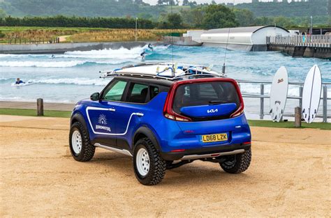 Kia Soul Ev Gets Off Road Concept With Surfing Theme Autocar