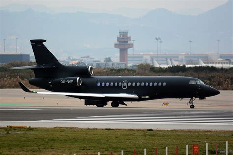 FALCON 8X OO VSF BCN LEBL LUXAVIATION BELGIUM Eugeni Reguill Flickr