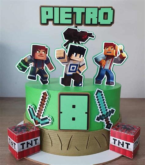 Bolo Do Minecraft Fotos E Dicas Para Festa Infantil