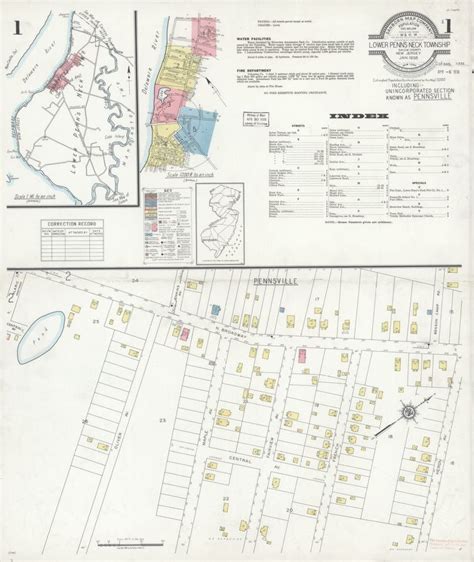 Sanborn Fire Insurance Map From Lower Penn S Neck Township Salem County New Jersey Library