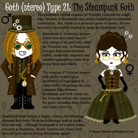 Goth Type 21 Steampunk Goth By Trellia On Deviantart Goth Subculture