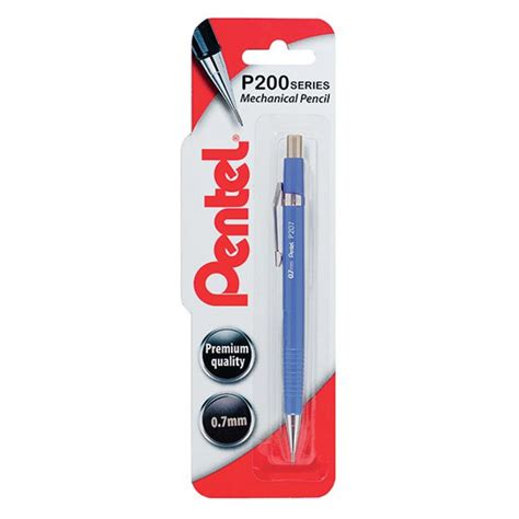 Office Supplies PENTEL P200 AUTOMATIC PENCIL BLUE