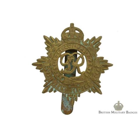 Yorkshire Green Howards Regiment Cap Badge Ww1 Slider Version