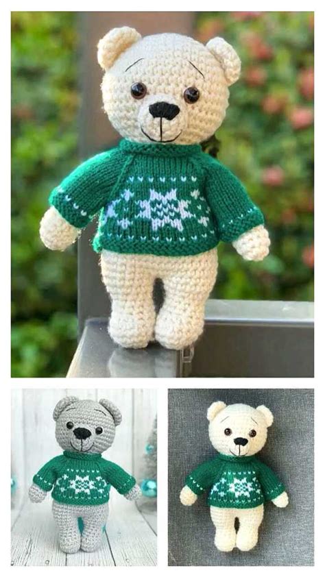 Amigurumi Plush Teddy Bear In Pajamas Free Pattern 3 Free Amigurumi