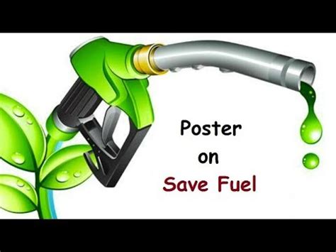 How to make a poster on save fuel. - YouTube