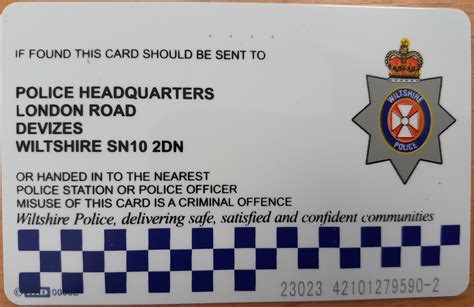 Police Warrant Card