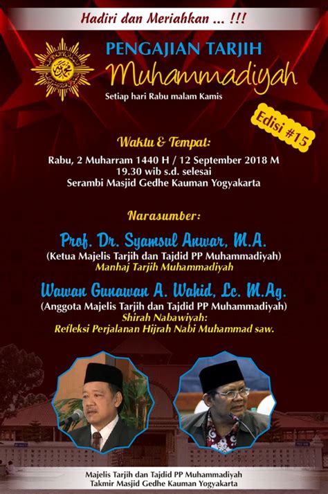 Video 1 PENGAJIAN TARJIH 15 MANHAJ TARJIH MUHAMMADIYAH SUNNAH NABI