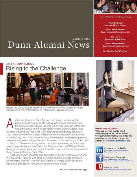 Dunn School Alumni News by Dunn School - Issuu