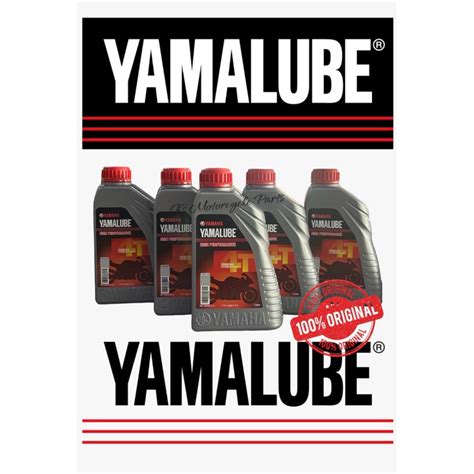 YAMAHA YAMALUBE 20W50 4T Oil High Performance 1Liter 100 ORIGINAL