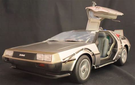 Figurine Delorean Time Machine Movie Masterpiece Retour Vers Le