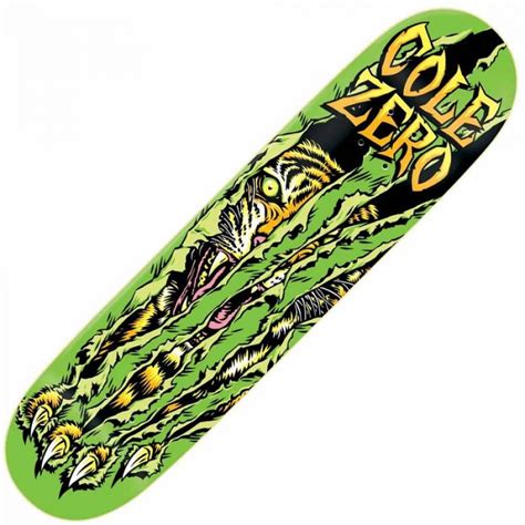 Zero Skateboards Zero Cole Survival Dura Slick Skateboard Deck 80