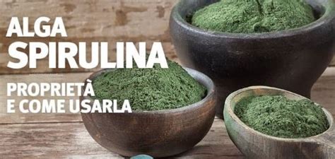 L Alga Spirulina A Cosa Serve