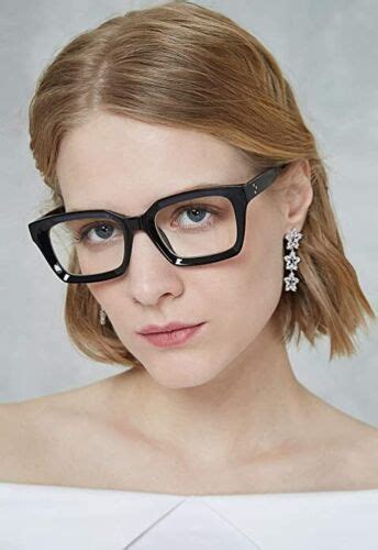 Feisedy Classic Square Eyewear Non Prescription Thick Glasses Frame For Women Ebay