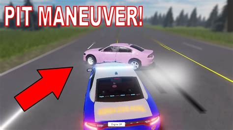 Police Chases And Pit Maneuvers In Georgia Roleplay [roblox] Youtube