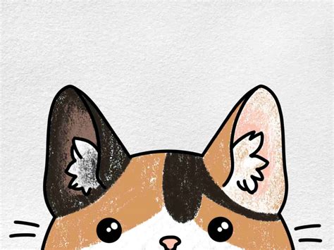 How to Draw Cat Ears - HelloArtsy