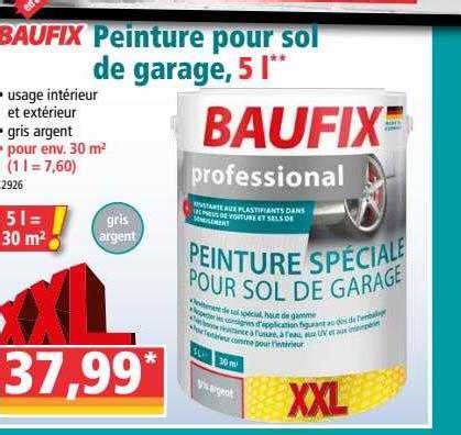 Promo Peinture Pour Sol De Garage L Baufix Chez Norma Icatalogue Fr