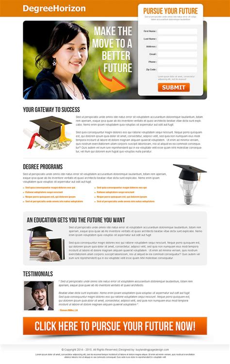 Best Education Landing Page Design Templates For Education Leads Page 2