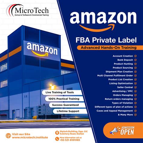 Amazon FBA Private Label Training Course Microtech Institute Sialkot