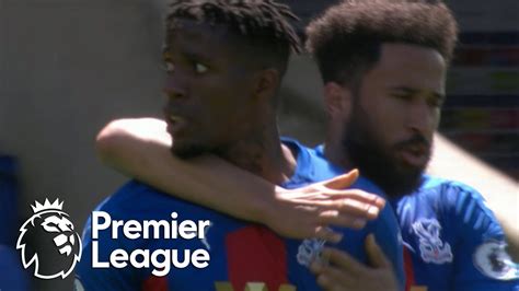 Wilfried Zaha Crystal Palace Level Score Against Aston Villa Premier