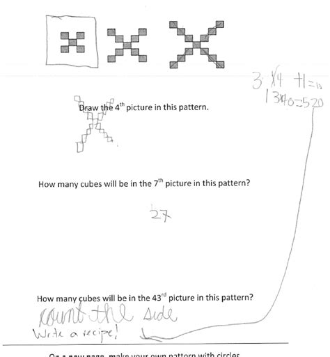 Visual Patterns – Math Mistakes