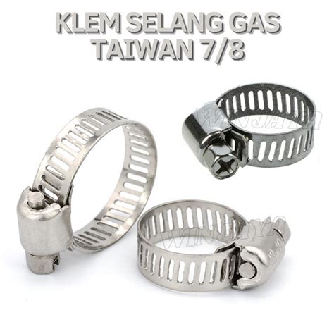 Jual Klem Selang Tabung Gas 7 8 Inch Clamp Hose Cincin Pengunci Pipa