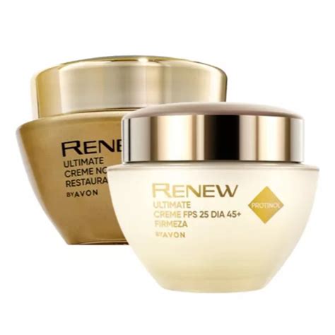 Kit Renew Ultimate Avon Creme Dia G Creme Noite G Shopee