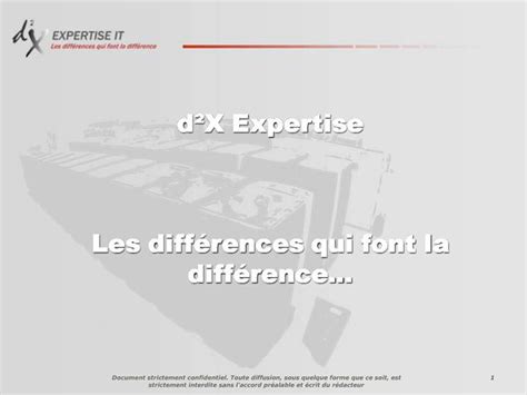 Ppt D X Expertise Les Diff Rences Qui Font La Diff Rence Powerpoint