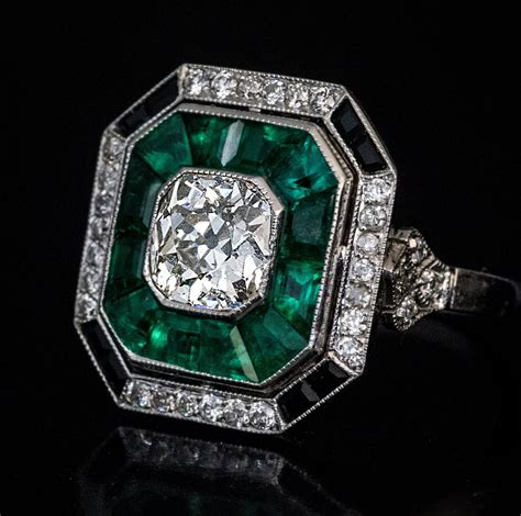 Art Deco Style Engagement Ring Online Bellvalefarms