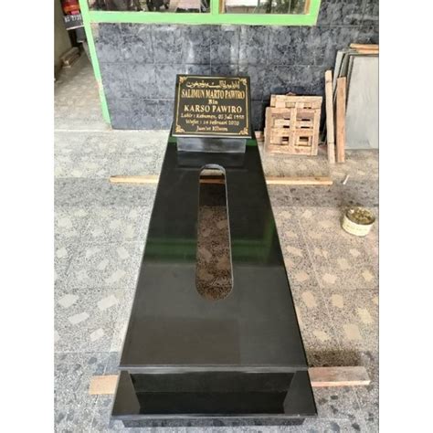 Jual Kijing Makam Granit Kijingan Marmer Hitam Batu Nisan Granit Batu