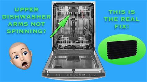 Dishwasher Upper Arms Not Spinning This Is The Real Fix Youtube