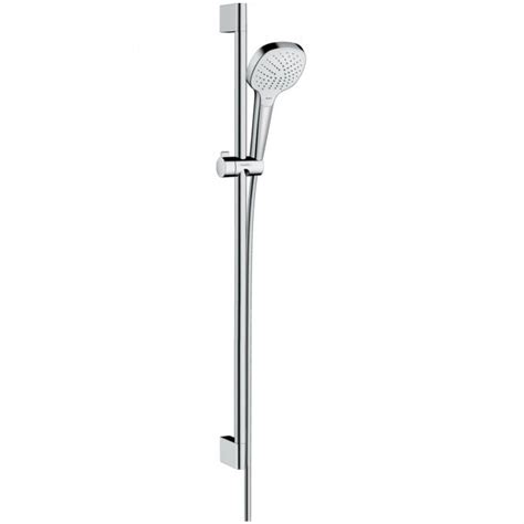 Hansgrohe Croma Select E White Chrome Shower Set With 110 Vario