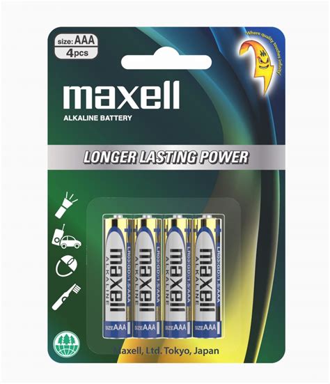 Alkaline Batteries Maxell