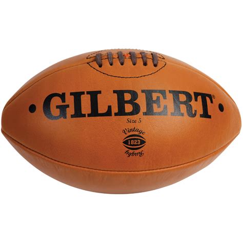 Vintage Leather Rugby Ball | Original style rugby ball | Gilbert ...