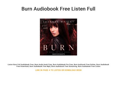 Burn Audiobook Free Listen Full By Mayulydia Issuu