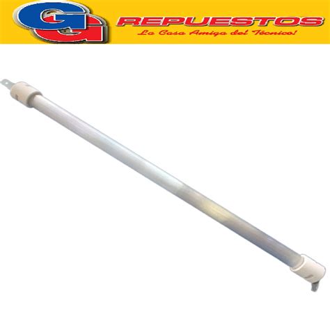 TUBO CUARZO FINO 21 5 CM 220V 400W ARMADO ESTUFA ELECTRICA L ILIANA