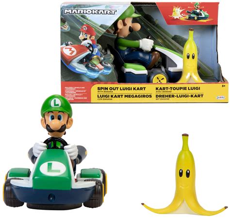 Super Mario Spin Out Pojazd Luigi Kart Jakks Pacific Sklep Empik