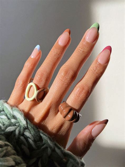 Pastel Tip Nails 10 Ideas To Inspire You This Spring Hello