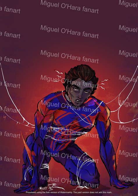 Miguel Ohara Spiderman 2099 A5 Fanart Print Etsy Ireland