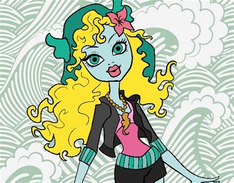 Dibujo De Monster High Lagoona Blue Pintado Por En El Día 03 07 24 A Las 194031