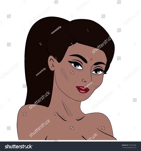 Pop Art Sexy Woman Pin Girl Stock Vector Royalty Free 770437780