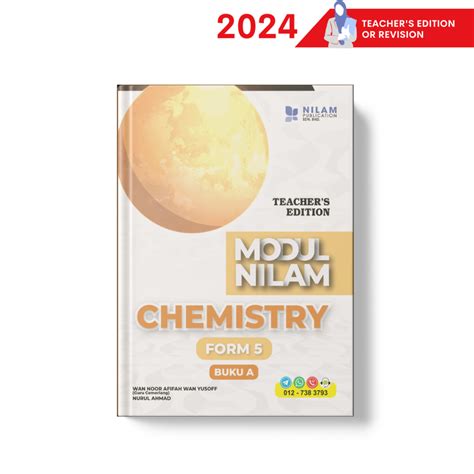 Nilam Edisi Guru Kimia Chemistry Tingkatan Buku A B Modul