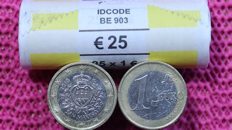 San Marino 1 Euro Coin Roll Hunting January 2024 YouTube