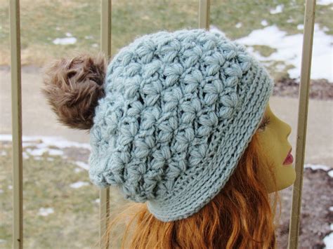 Winter Blossom Slouch Crochet Pattern Options To Make A Regular Beanie