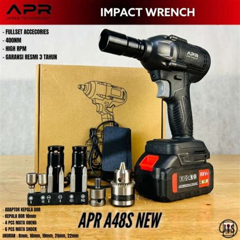 Promo Impact Wrench APR 48s Pembuka Baut Motor Japan Technology Diskon